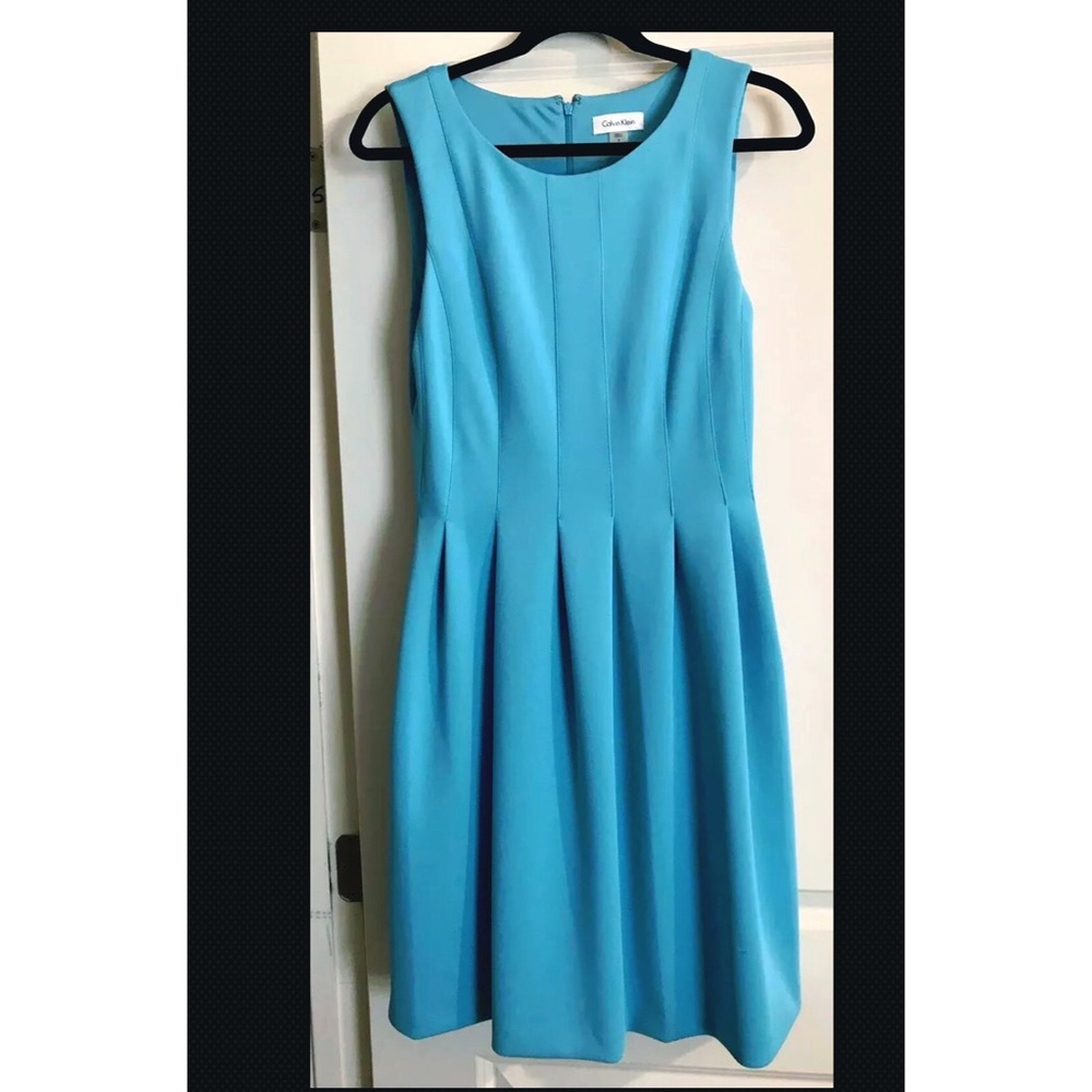 Size 8 Women’s Calvin Klein Baby Blue Dress